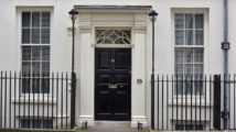 (commonly known as Number 11), the official residence of the Chancellor of the Exchequer - Britain's Finance Minister.